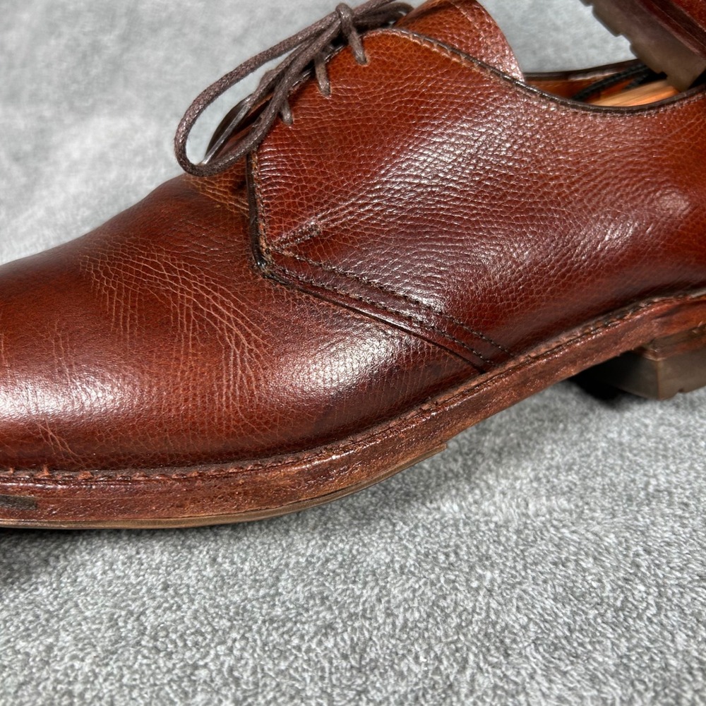 Alden 942C Dutton 3 Eyelet Blucher Brown Alpine Grain Made USA Mens 9.5 A/C - Picture 8 of 15